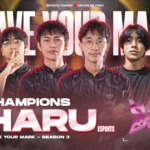 HARU ESPORTS WON THE LEAVE YOUR MARK SEASON 3 TOURNAMENT