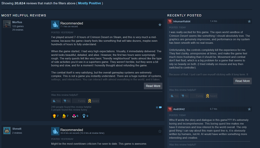 Steam Reviews