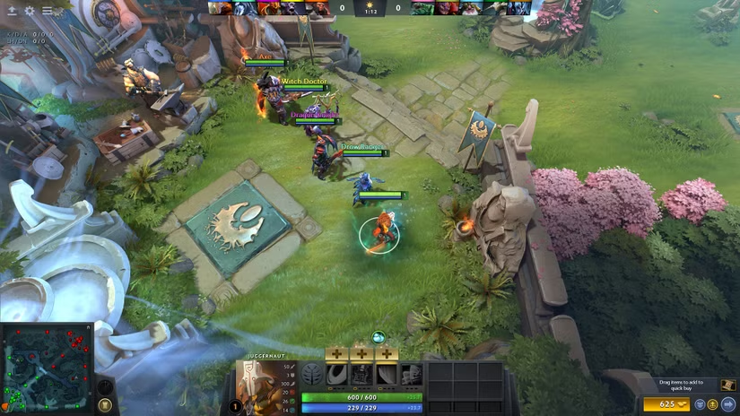 DOTA 2 gameplay