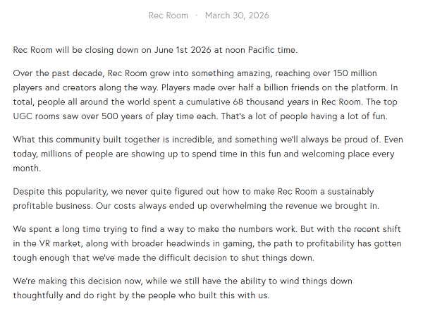 Message from the Developers