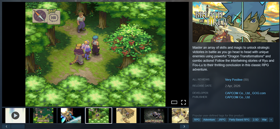 Breath of Fire 4