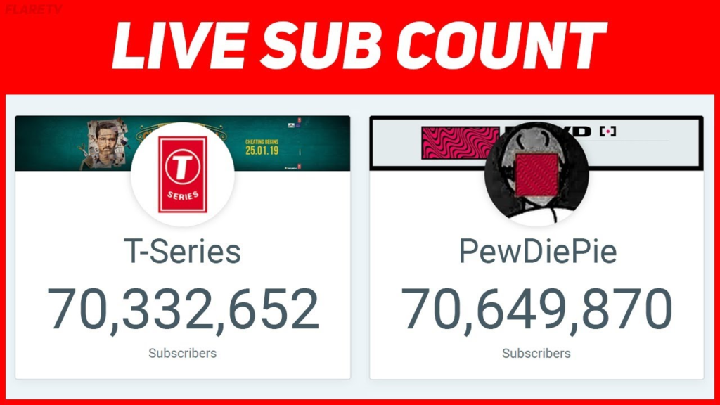PewDiePie VS T-Series