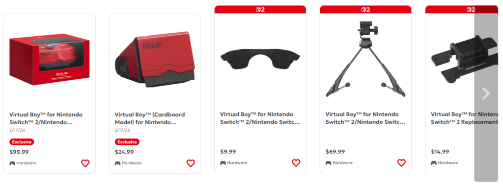 Virtual Boy Hardware