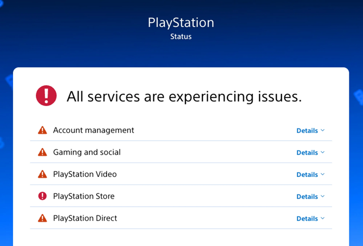 All Services are Down