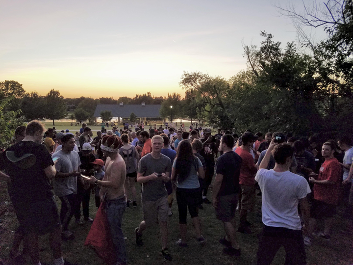 Crowd Gathering