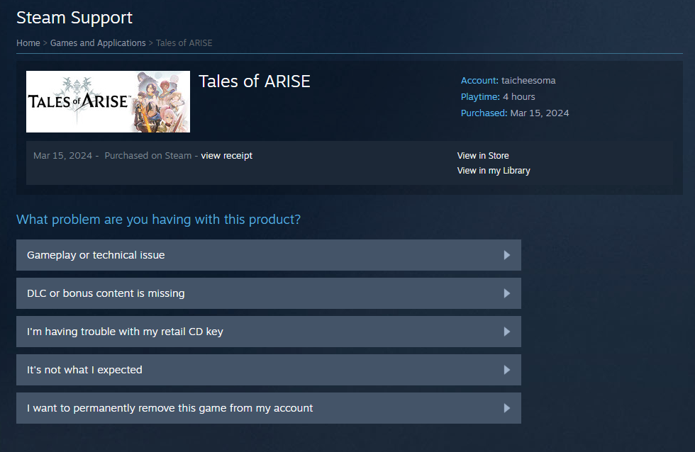 Steam Refund