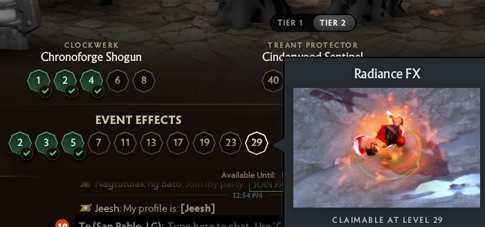Event Effect Rewards
